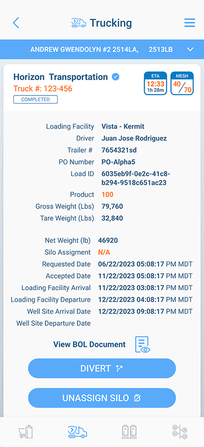 Mobile app prototype