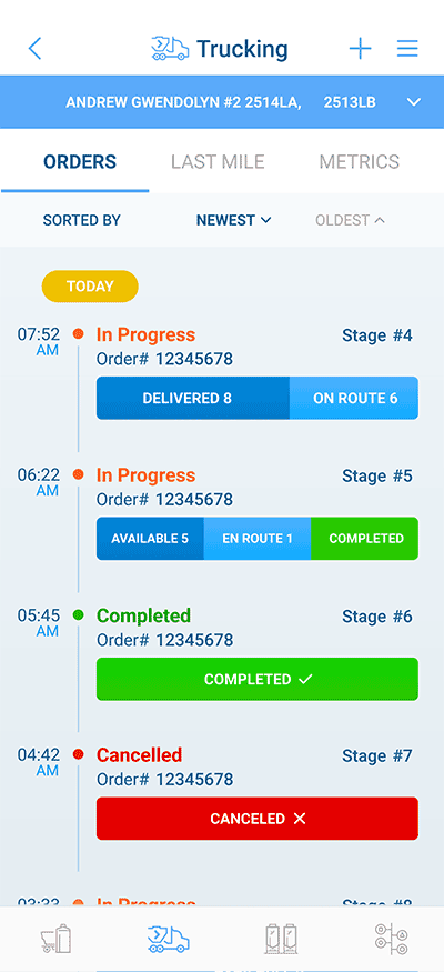 Mobile app prototype
